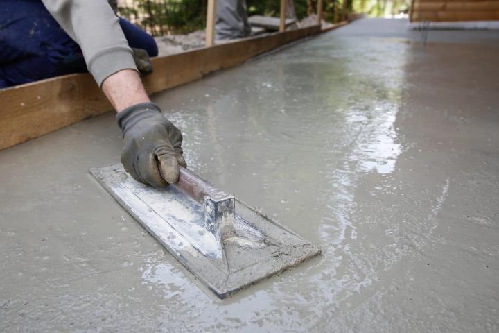 Dallage en béton